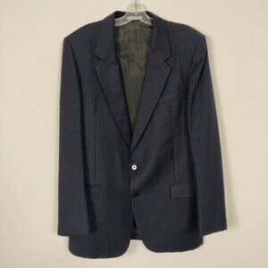 Tip Top H. Leishman Men's Wool Blazer Sport Coat Sz 42L Striped Business Casual